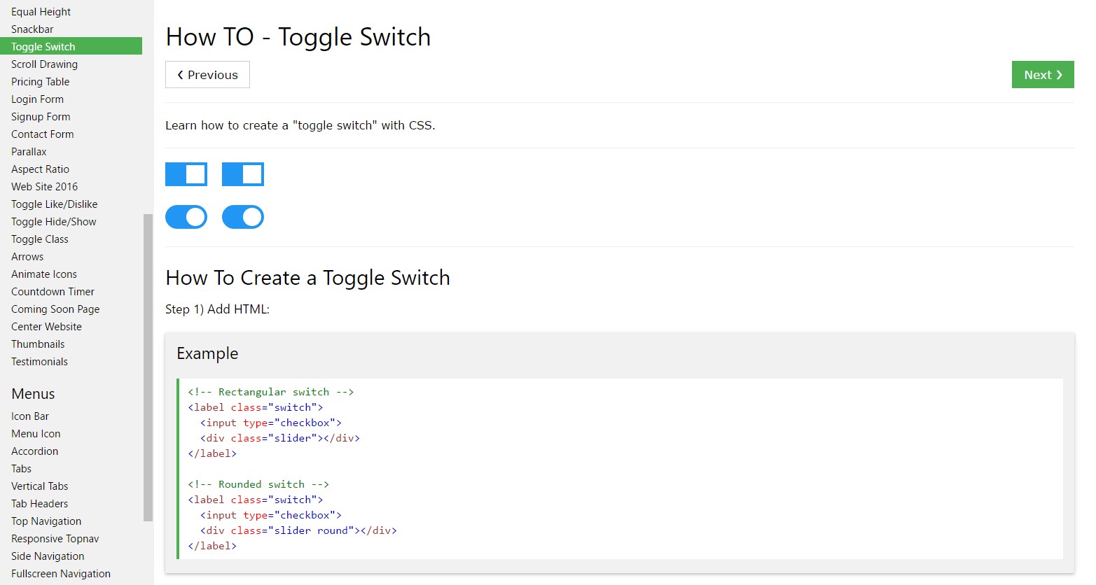  Exactly how to  develop Toggle Switch
