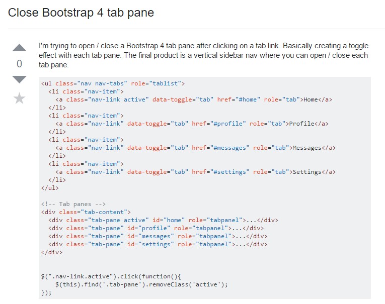  Exactly how to  shut Bootstrap 4 tab pane