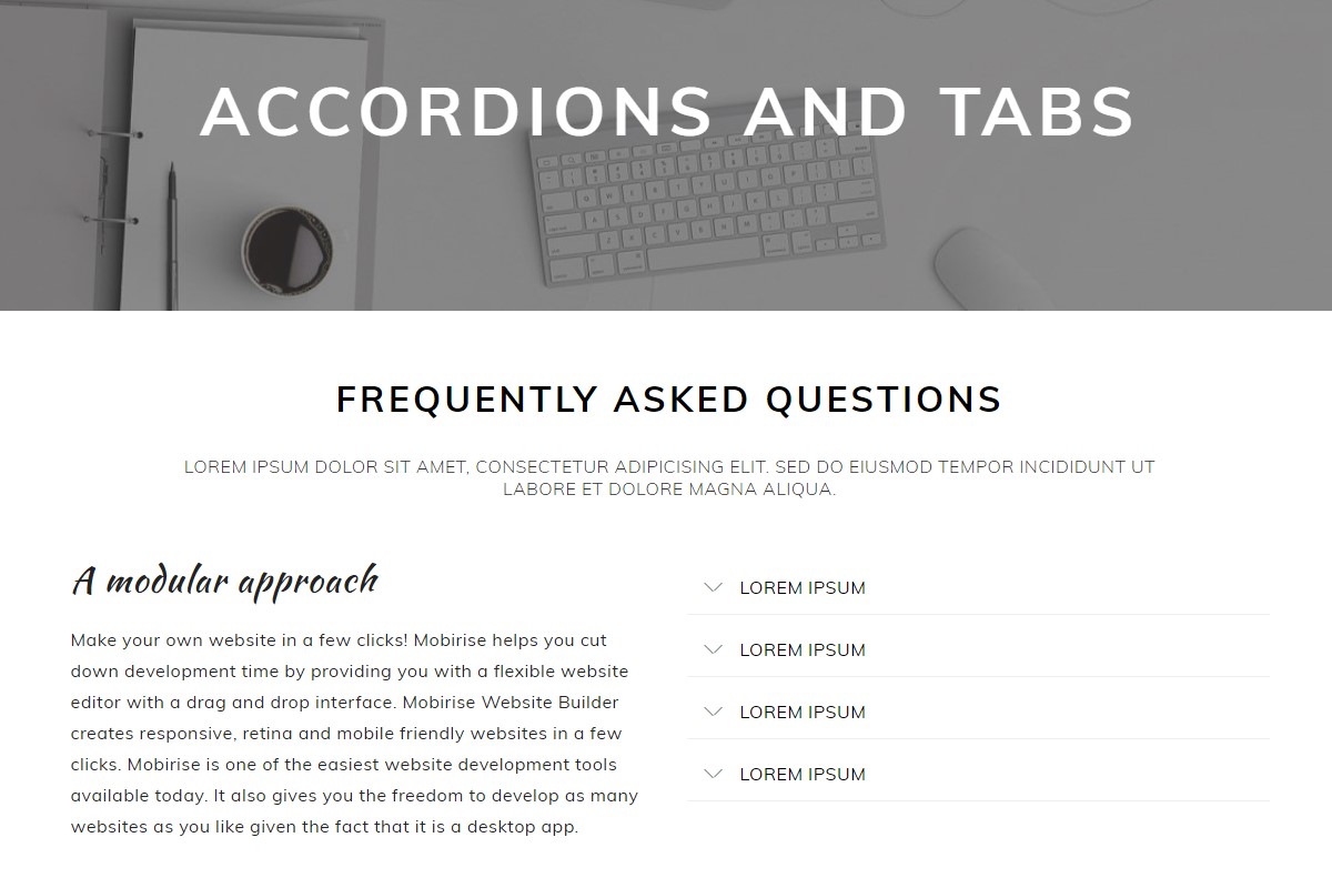 Accordions&Tabs Responsive Template