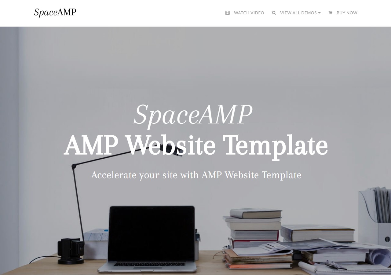 AMP Website Template