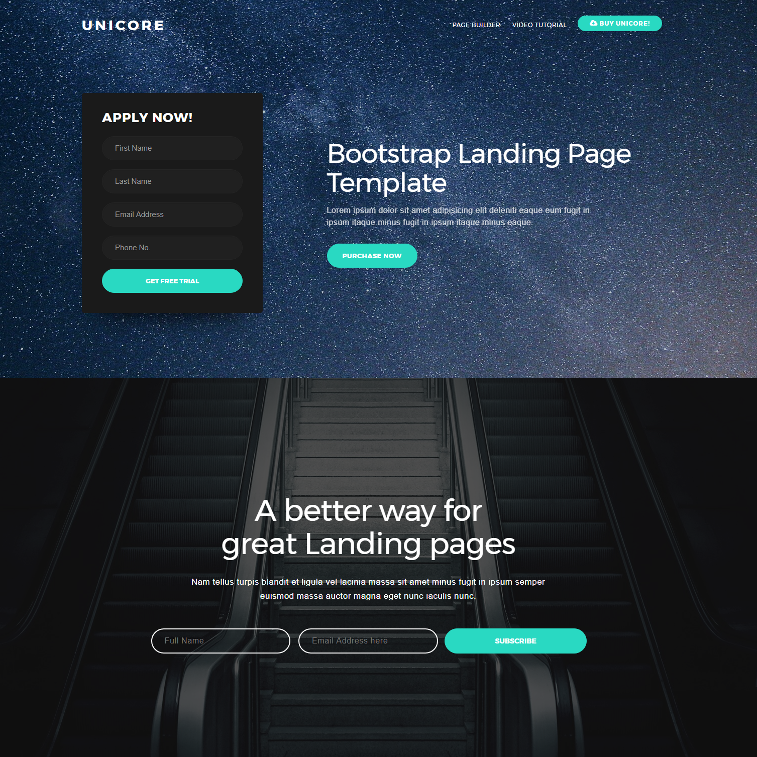 free live bootstrap builder