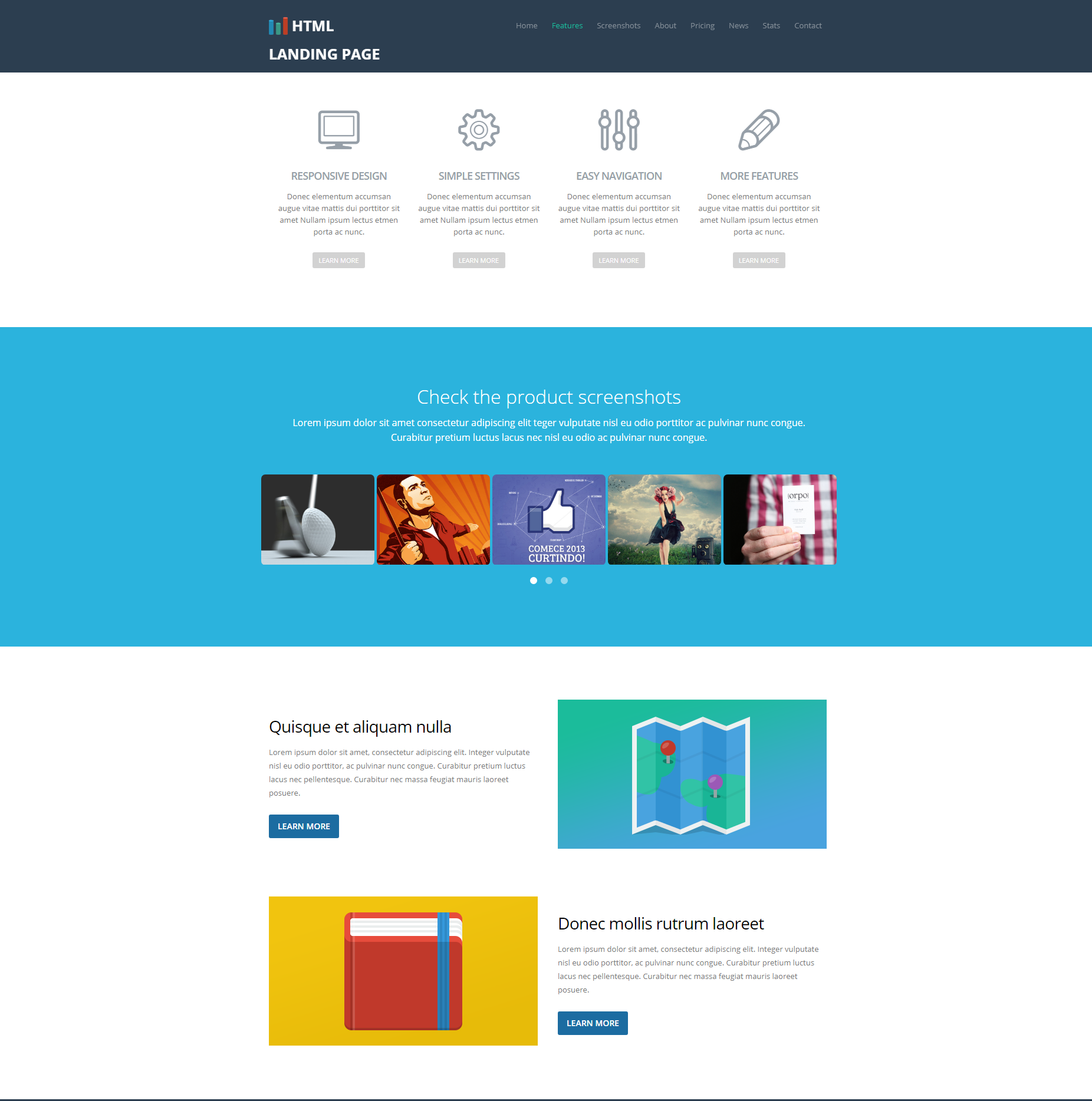 HTML Bootstrap Ezyland Templates