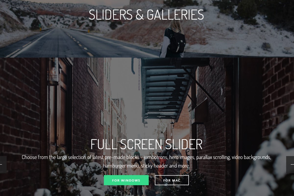 Bootstrap Sliders and Galleries 